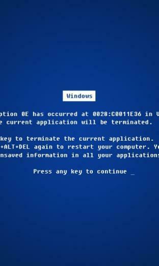 Error Windows Bug Blue Screen Death Wallpaper