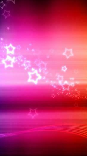 Pink Cute Stars iPhone Background HD Wallpaper