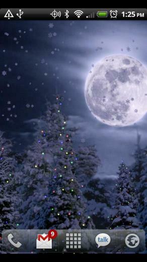 Snowfall Live Wallpaper Android App Re