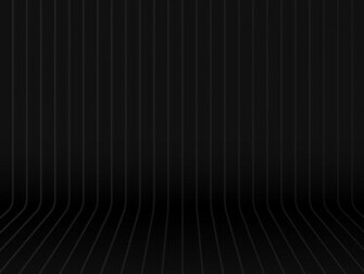 Black Monochrome Pinstripe Wallpaper