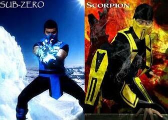 Sub Zero Vs Scorpion Wallpaper