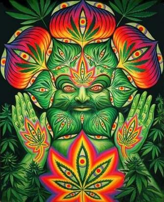 Years Ago Weed Psychedelic Art Trippy Cool High Res