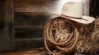 Wallpaper Hay Rope Hat Cowboy