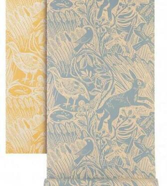 Harvest Hare Wallpaper By Mark Hearld