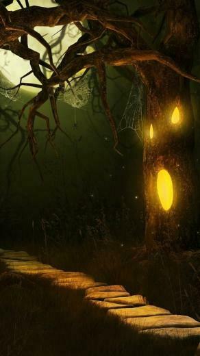 Halloween The Outskirts iPhone 5s Wallpaper