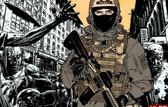 Wallpaper Zombie Ghost Gun Cod Usa Marines Modern Warfare
