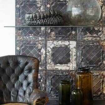 Tin Brooklyn Tins Wallpaper Merci Wall The Future Perfect