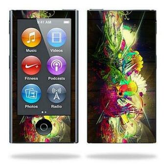 Skin Decal Sticker For Apple Ipod Nano 7g 7th Gen Mp3 Cover Wooden