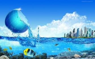 Nature Water 3d Photography HD Wallpaper Stylish