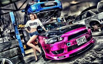 Mitsubishi Wing God Garage Wallpaper HD S