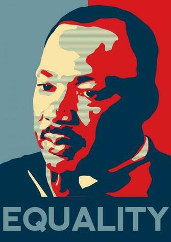 Martin Luther King Poster By Malteblom