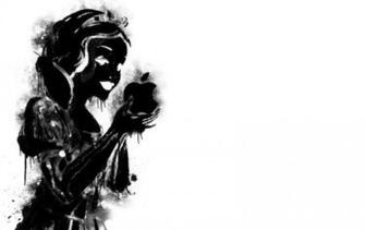 Black And White Silhouettes Snow Technology Apple HD Desktop