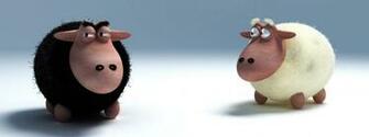 Multi Monitor Dual Screen Funny Sheep Wallpaper HD