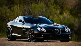 Black Mercedes Slr Mclaren HD Car Wallpaper