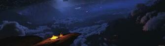 Blue Clouds Wallpaper