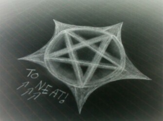Pin Inverted Pentagram Wallpaper
