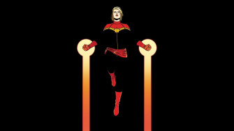 Comic Captain Marvel HD Wallpaper