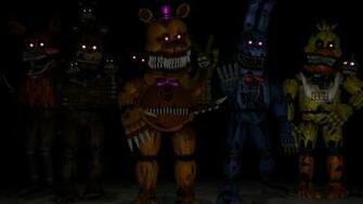 The Nightmare Animatronics Fnaf4 By Left4dead2fan13
