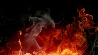 Red Smoke Texture Background Photo