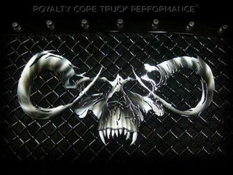 Ram Rc2 Main Grille Twin Mesh With Goat Skull Logo