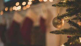 Wallpaper Christmas Tree Decorations