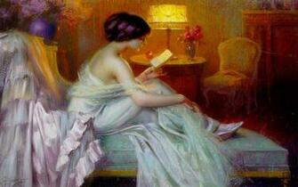 Reading Desktop Wallpaper Bed Time
