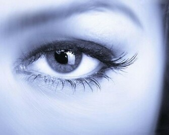 Blue Filter Eye Wallpaper Stock Photos