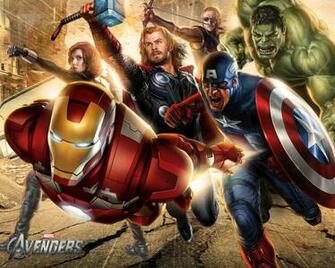 The Avengers Kickass Wallpaper Abduzeedo Design Inspiration