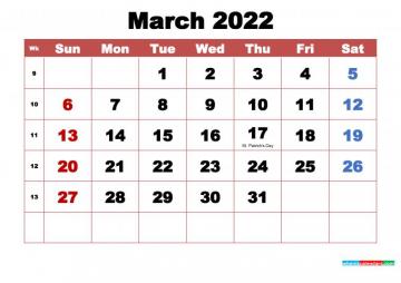 March Calendar Wallpaper High Resolution