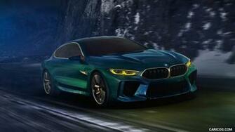 Bmw M8 Gran Coupe Concept Front Three Quarter HD