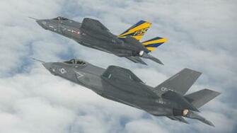 F35 Flight Navy Wallpaper