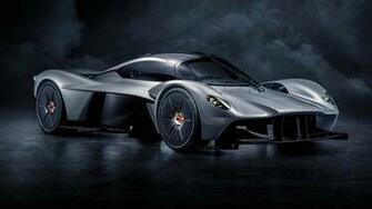 Aston Martin Valkyrie Supercars Silver Side