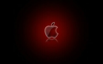 Red Apple Logo Wallpaper Wide HD