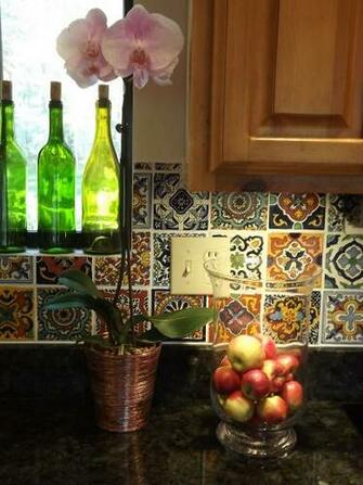 Mexican Tile Backsplash Tutorial Diy