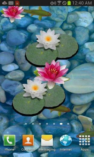 3d Koi Pond Live Wallpaper Screenshot