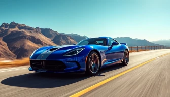 Blue Dodge Viper Wallpaper