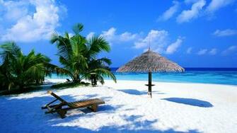 Beautiful Beach Background Nature Wallpaper