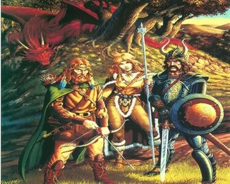 Dragonlance Dragons Of Autumn Twilight Wallpaper