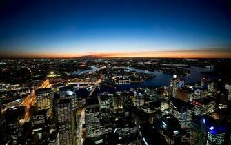 Sydney Night Lights Wallpaper HD