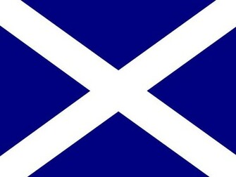 Scottish Flag Of Scotland Saint Andrew S Cross Saltire