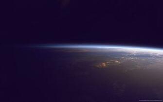 Earth Horizon From Space Wallpaper