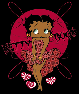 Betty Boop Pictures Archive Cool Breeze Red Dress