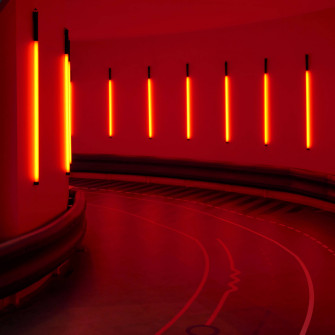 Neon Orange Aesthetic Wallpaper