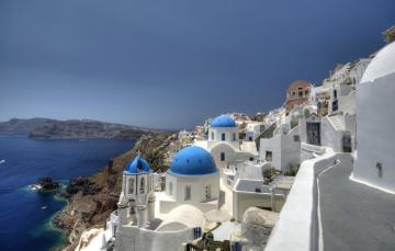 Wallpaper Santorini Greece Oia Image For