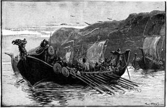 Viking Ship Wallpaper