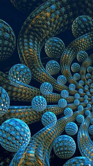 3d Dynamic Ball iPhone Plus Wallpaper