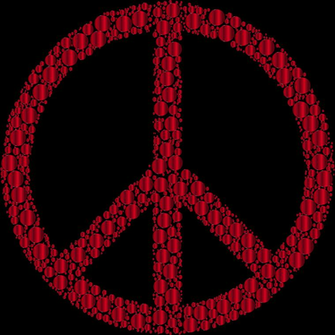 Clipart Colorful Circles Peace Sign Without Background