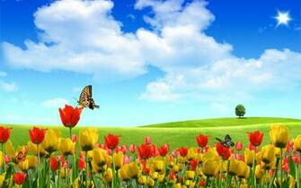 Scenery Wallpaper Includes Beautiful Buds Boasting Of Its