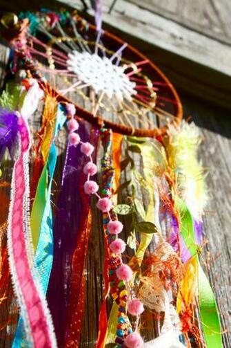 Colorful Dream Catcher Dreamcatcher Rainbow