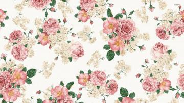 Interior Trendy Shabby Chic Wallpaper